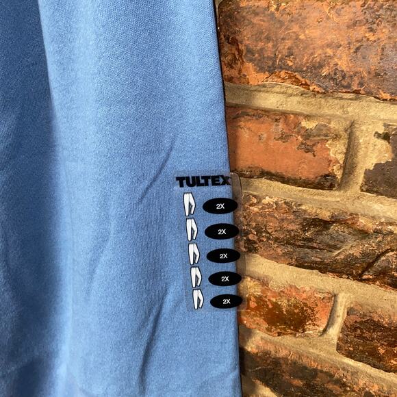 NWT Tultex Blue Elastic Waist Pull-On Jogger Sweatpants Pants Women's Size 2X - Picture 3 of 5